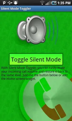 Silent Mode Toggler android App screenshot 1